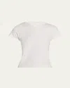 The Row Tori Shrunken T-shirt In White