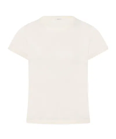 The Row Torya Cotton T-shirt In Neutral