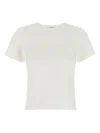 The Row Torya Ribbed Crew-neck T-shirt In White