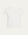 The Row Karpa Distressed Short-sleeve T-shirt In White