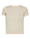 The Row Torya Short-sleeve T-shirt In Neutral