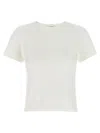 The Row Torya Ribbed Crew-neck T-shirt In White