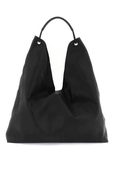 The Row Leather Bindle 3 Shoulder Bag In Black
