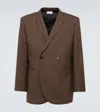 The Row Toyo Wool Suit Jacket In Brown