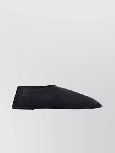 The Row Mesh Sock Flat In Black