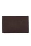 The Row Travel Pouch In Dark Aniline Ans