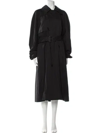Pre-owned The Row Trench Coat In Black