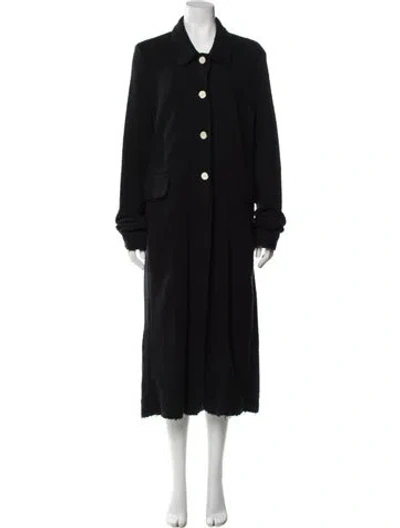 Pre-owned The Row Trench Coat In Black