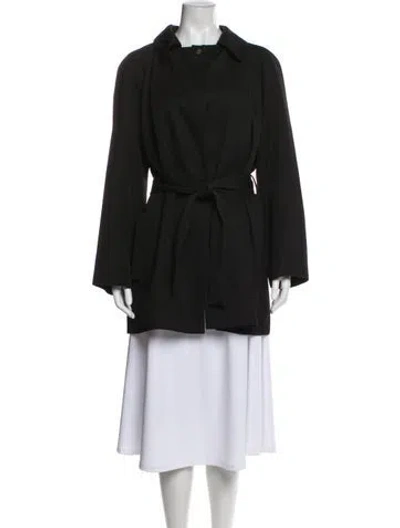 Pre-owned The Row Trench Coat In Black