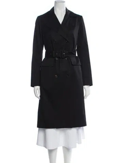 Pre-owned The Row Trench Coat In Black