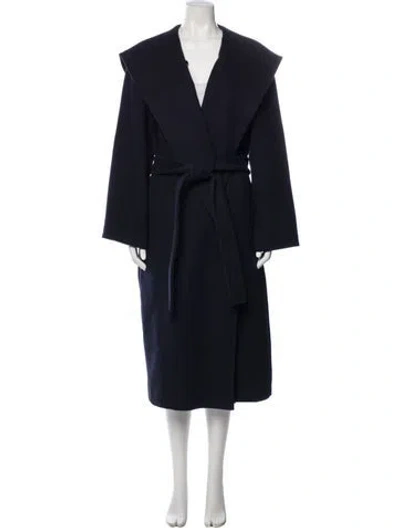 Pre-owned The Row Trench Coat In Blue