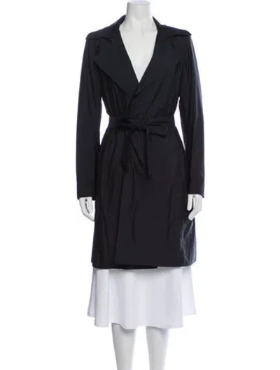 Pre-owned The Row Trench Coat In Blue