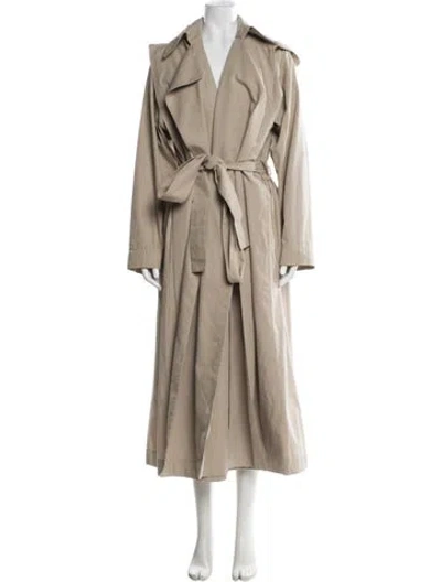Pre-owned The Row Trench Coat In Neutral