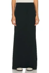 The Row Trevy Wool Maxi Skirt In Black