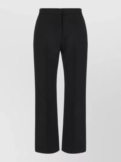 The Row Triacetate Blend Tailored Pants Belt Loops In Black