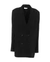 The Row Tristana Double-breasted Blazer In Black
