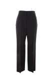 The Row Mid Rise Tailored Trousers In Black