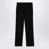 The Row Tailored Straight Wool Pants In Black