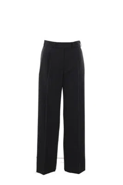 The Row Delton Pant Pants In Blk Black