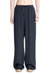 The Row Elastic Waist Casual Pants In Blue