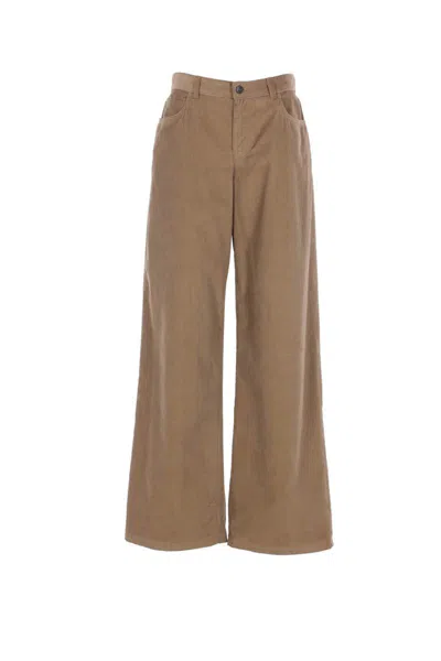 The Row Trousers In Brown