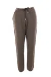 The Row Teo Sweatpants In Brown Melange