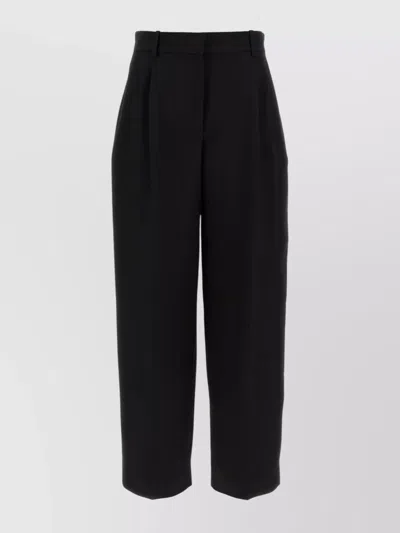 The Row Trousers Front Pleated Belt Loops