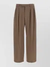 The Row Trousers Front Pleated Belt Loops