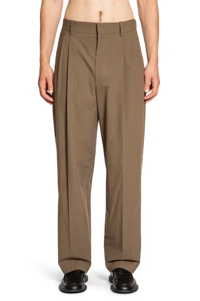 The Row Trousers In Nude