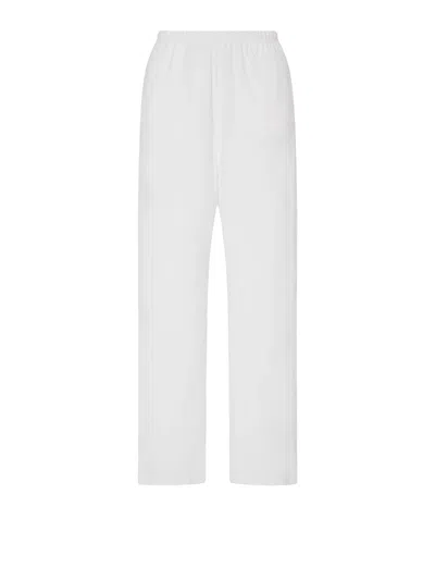 The Row Trousers White