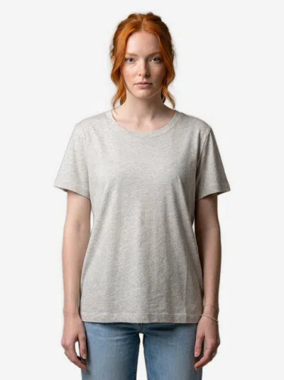 The Row Ribbed Regular-fit Cotton T-shirt In Neutral