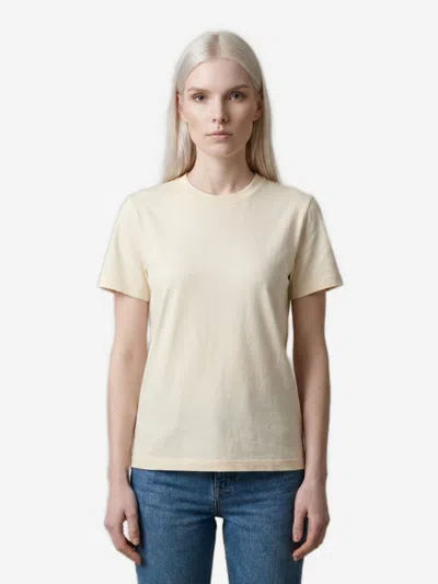 The Row Tshirt Maiko Ecru In Beige