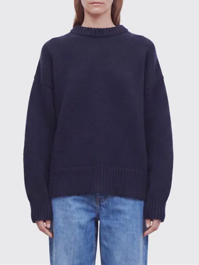 The Row T-shirt  Woman Color Navy In Blue