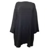 The Row Tunic Dress In Black Viscose In Black
