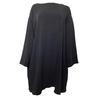 The Row Tunic Dress In Black Viscose