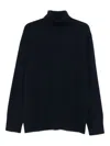 The Row Turtleneck Cashmere Sweater In Blue