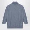 The Row Cashmere Turtleneck Sweater In Grey