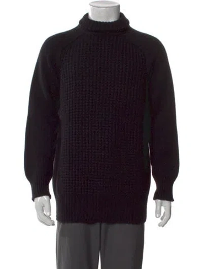 Pre-owned The Row Turtleneck Long Sleeve Pullover In Black