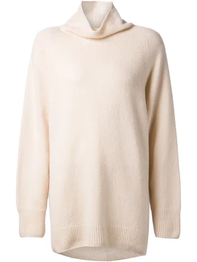 The Row Turtleneck Sweater In 白色