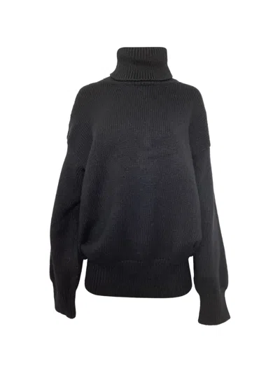 Pre-owned The Row Turtleneck Sweater In Black