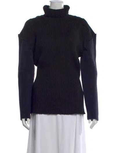Pre-owned The Row Turtleneck Sweater In Black