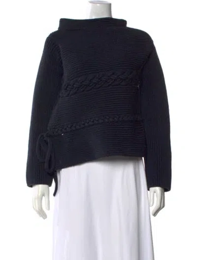 Pre-owned The Row Turtleneck Sweater In Black