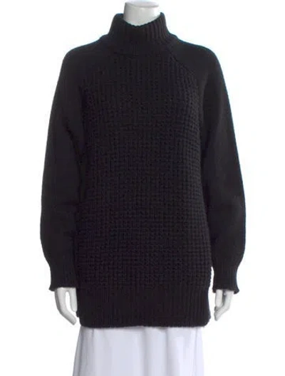 Pre-owned The Row Turtleneck Sweater In Black