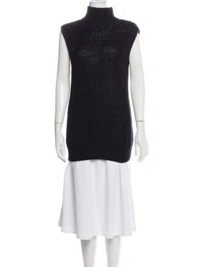 Pre-owned The Row Turtleneck Sweater In Black