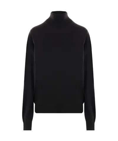 The Row Turtleneck Sweater In Black