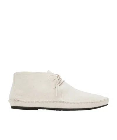 The Row Off-white Tyler Lace-up Derbys In Sand