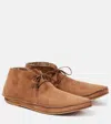 The Row Tyler Suede Moccasins In Fawn