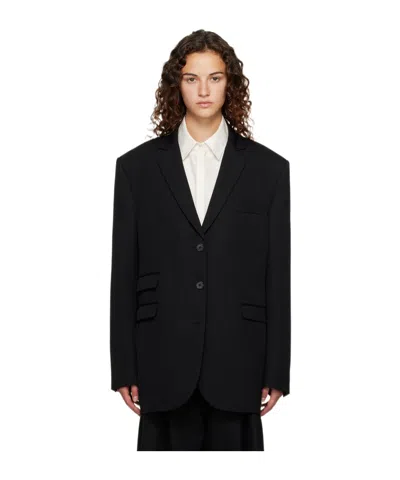 The Row Ule Single-breasted Suit Jacket In Black