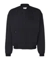 The Row Elasticated Hem Bomber Jacket In Black