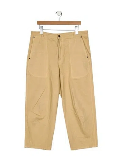 Pre-owned The Row Utility Straight Leg Jeans In Neutral